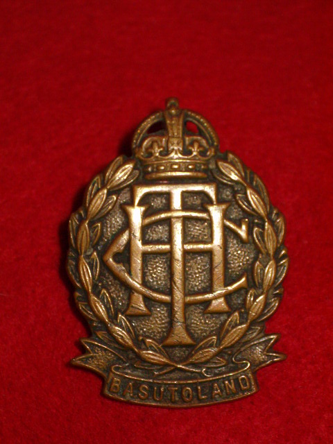 Basutoland High Commission Territories Corps brass Cap Badge  c. 1946-55